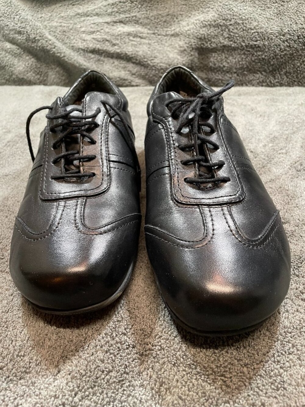 P. W. Minor Maddie Oxford Shoes Womens Size 6.5 3W Black Leather Comfort 11732 - Picture 2 of 12